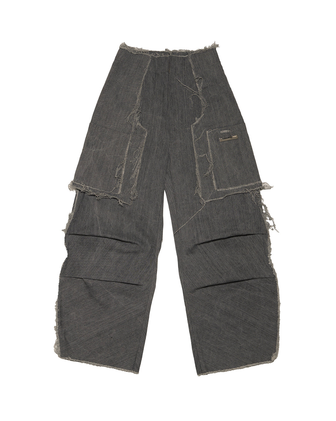 Cave Frayed Cargo Jeans