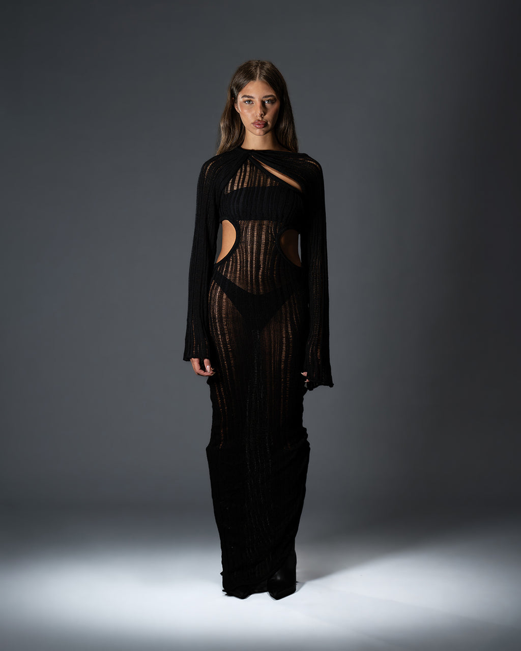 Cobweb Cut-Out Dress